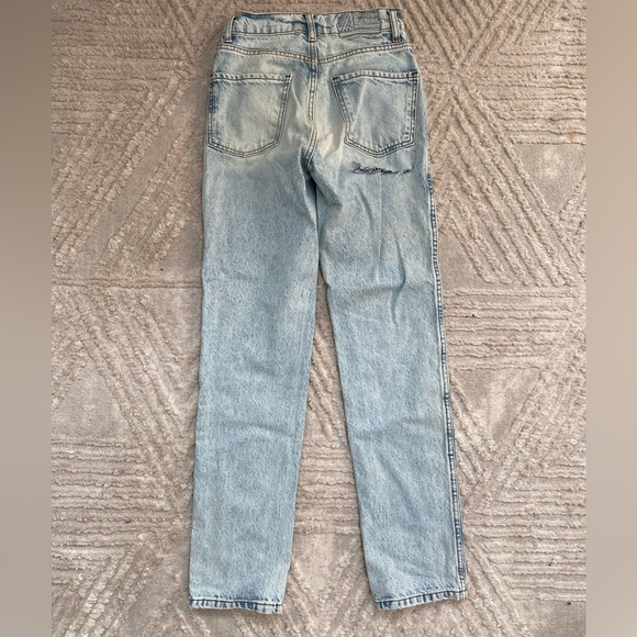 NWT REVICE Ex-Boyfriend Denim Jeans Player One Wash Butt Slit - Picture 5 of 11